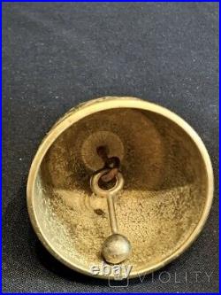 Vintage 4 Bells Collection Germany Bird Ship Brass Collector Decor Rare Old 20th