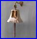 Vintage 6 Brass Ship Bell Polished Premium Nautical Boat's Bell Maritime