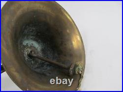 Vintage 8 Diameter Brass Nautical Ships Bell