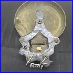 Vintage 8 Industrial Electric Bell Brass Fire School Alarm Antique Steampunk