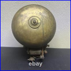 Vintage 8 Industrial Electric Bell Brass Fire School Alarm Antique Steampunk