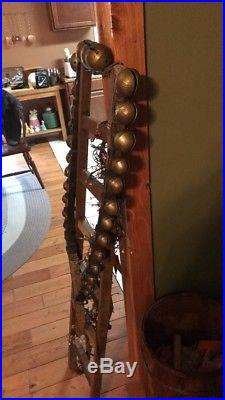 Vintage Antique 29 Brass Sleigh Bells