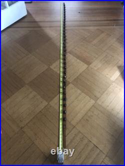 Vintage Antique 30 Brass Horse Sleigh Jingle Bells on 84 Rustic Leather Strap