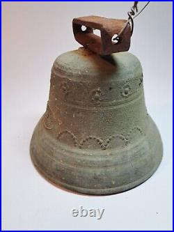 Vintage Antique Alb Gusset Uetendorf swiss cow Brass Bell