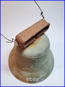 Vintage Antique Alb Gusset Uetendorf swiss cow Brass Bell