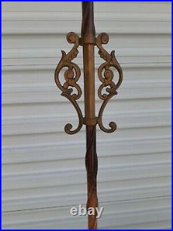 Vintage Antique Art Deco Bridge Floor Lamp