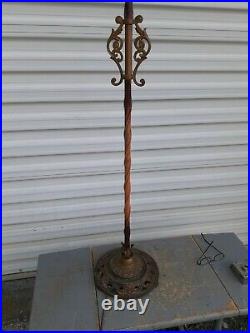 Vintage Antique Art Deco Bridge Floor Lamp