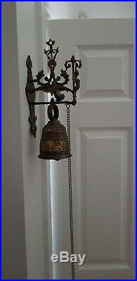 Vintage Antique Big Heavy Brass Door/Servants Bell Country House BnB Vicarage