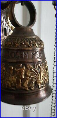 Vintage Antique Big Heavy Brass Door/Servants Bell Country House BnB Vicarage