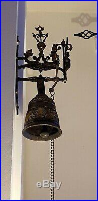 Vintage Antique Big Heavy Brass Door/Servants Bell Country House BnB Vicarage