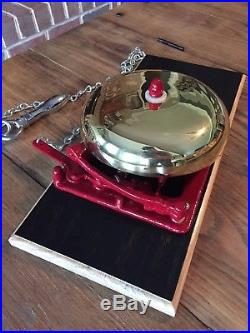 Vintage Antique Boxing Bell Reiter 65F All Brass Restored