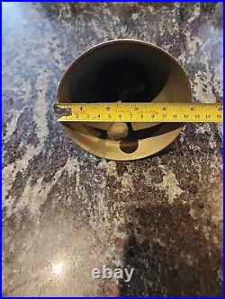 Vintage Antique Brass Bell Nice Size 4 3/4 Inch Diameter
