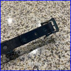 Vintage/Antique Brass Sleigh Bells Set Of 18 On a 58 Leather Strap Christmas