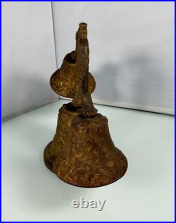 Vintage Antique Bronze Wing Spread Eagle 1811 Bird Triple Bell Working Bells Vintage Antique Bronze Wing Spread Eagle 1811 Bird Triple Bell Working Bells