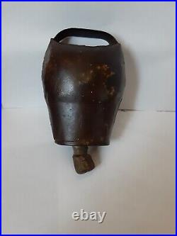 Vintage Antique French Goat Bell Handcrafted Primitive Style Metal