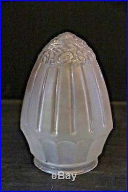 Vintage Antique Modernist Glass Chandelier Vintage Lamp Belle Epoque 1910s