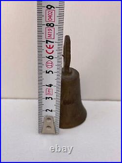Vintage Antique Old Collectible Decorative Brass Bell Strap 50gr