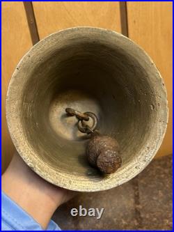 Vintage Antique Ornate Cast Bell Hunting Dog Gun Tree Bronze Heavy 5 lb 10oz