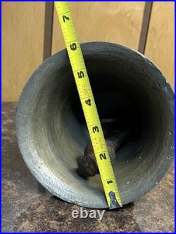 Vintage Antique Ornate Cast Bell Hunting Dog Gun Tree Bronze Heavy 5 lb 10oz