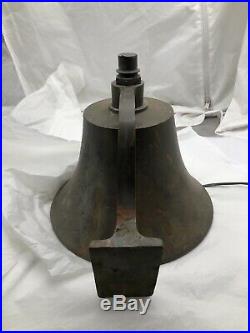 Vintage Antique USN US Navy Brass Bell 11 lbs