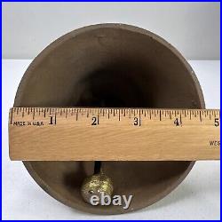Vintage BRASS Swiss Cow Bell, Antique Alb Gusset Uetendorf, Rare Marked A