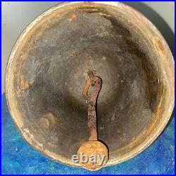Vintage BRASS Switzerland Cow Bell, Antique, Cross, Approximately 5 Inches