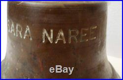 Vintage BUSSARA NAREE Marine Brass BELL Great Sounding Ships Original