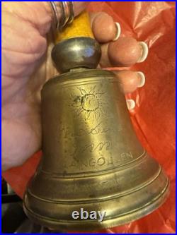 Vintage Bell engraved The Sun Inn. Llangollen