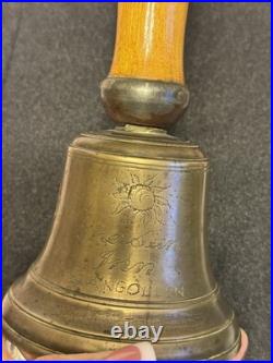 Vintage Bell engraved The Sun Inn. Llangollen