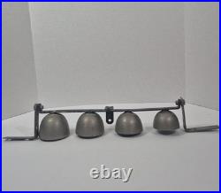 Vintage Bevin Bros Sleigh Bells Door Mount Jingle Bells Brass Shop Entry 4 Bell