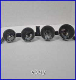 Vintage Bevin Bros Sleigh Bells Door Mount Jingle Bells Brass Shop Entry 4 Bell