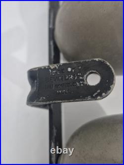 Vintage Bevin Bros Sleigh Bells Door Mount Jingle Bells Brass Shop Entry 4 Bell