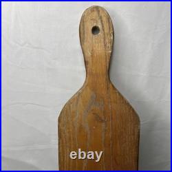 Vintage Bliss Brass Trolley Cable Car Streetcar Bell Mounted On Wood School Yard