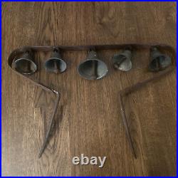 Vintage Brass And Iron Sleigh Bells Horse Drawn Carriage Or Wagon Very Old