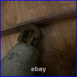 Vintage Brass And Iron Sleigh Bells Horse Drawn Carriage Or Wagon Very Old