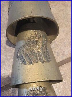 Vintage Brass Bedouin Camel Bells, Graduated Antique 10 bells