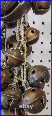Vintage Brass Bell Cluster