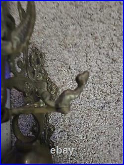 Vintage Brass Bell Inscribed Vocem-Meam-A Ovime-Tangit 4 1/4 Diameter