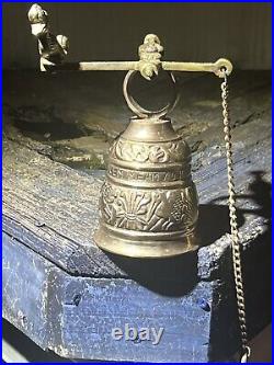 Vintage Brass Bell. Latin Words uui Me Tangit Vocem Meam Audit