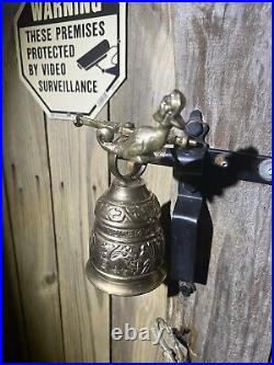 Vintage Brass Bell. Latin Words uui Me Tangit Vocem Meam Audit