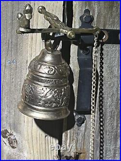 Vintage Brass Bell. Latin Words uui Me Tangit Vocem Meam Audit