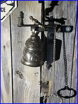 Vintage Brass Bell. Latin Words uui Me Tangit Vocem Meam Audit