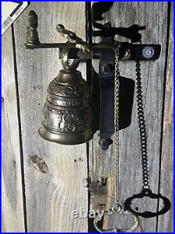 Vintage Brass Bell. Latin Words uui Me Tangit Vocem Meam Audit