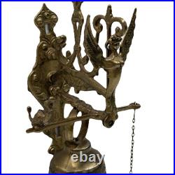Vintage Brass Bell Whoever Touches Me Hears My Voice Latin From Europe VGC