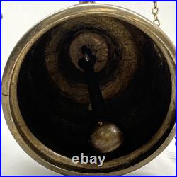 Vintage Brass Bell Whoever Touches Me Hears My Voice Latin From Europe VGC