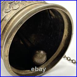 Vintage Brass Bell Whoever Touches Me Hears My Voice Latin From Europe VGC