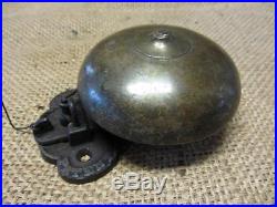 Vintage Brass Boxing Bell Antique Sports Old Iron Box School Fire Bells 9000