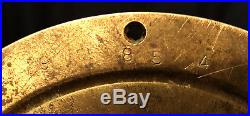 Vintage Brass Chelsea Ships Bell Clock 6 ww1 ww2 Barometer