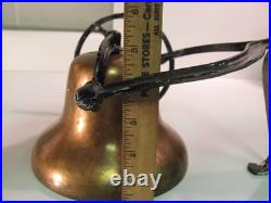 Vintage Brass Door Bell antique door knocker front porch dinner bell ice cream