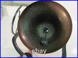 Vintage Brass Door Bell antique door knocker front porch dinner bell ice cream